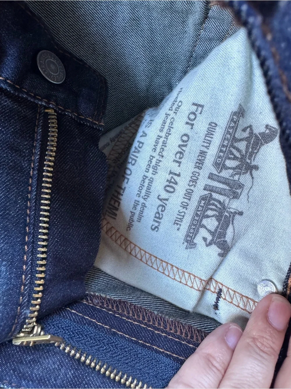 Levi's 511 Slim Men’s Jeans in Dark Blue Denim